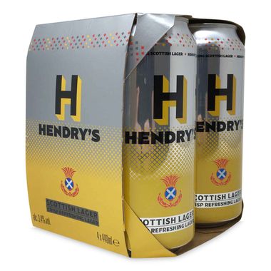 Hendry's Scottish Lager 4x440ml